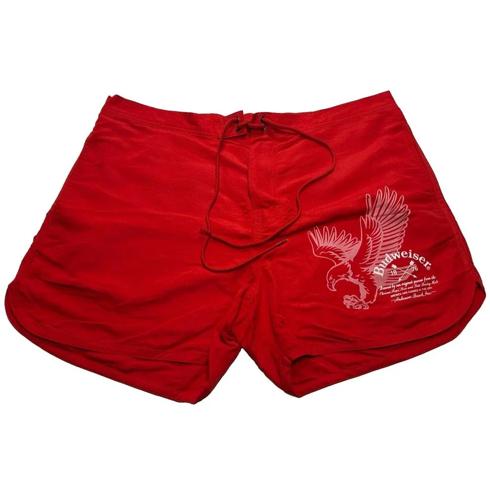 NWT Pacsun x Budweiser Scalloped Boardshorts 4
